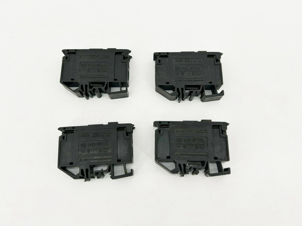 Lot of 4 New Allen Bradley 1492-WFB10 Fuse Block Holders