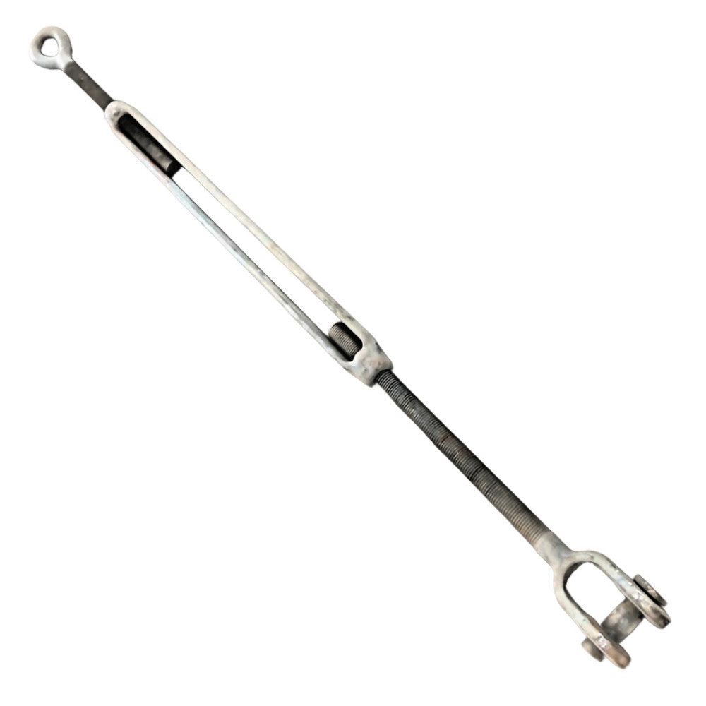 CROSBY JAW TO EYE TURNBUCKLE 50" X 70-1/2" GALVANIZED THREAD SIZE 1-1/2-6