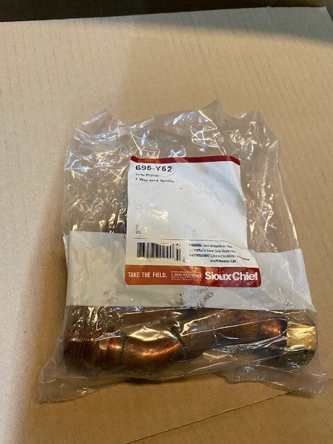 Sioux Chief 695-Y52 2-Branch Trap Primer Y-Splitter - BUY MORE & SAVE!!!