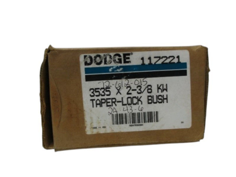 DODGE 117221 3535 TAPER LOCK BUSHING 2-3/8" NSMP