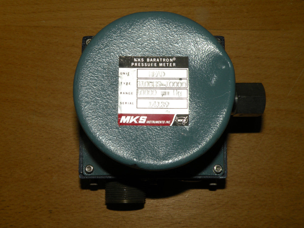MKS BARATRON PRESSURE METER HEAD TYPE 310BHS-10000 RANGE 10000 MM HG