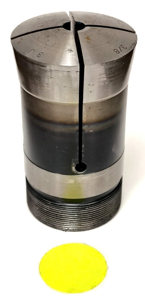 HARDINGE 3/8" 3J ROUND COLLET  1-1/2" NPT 4" OAL HSS