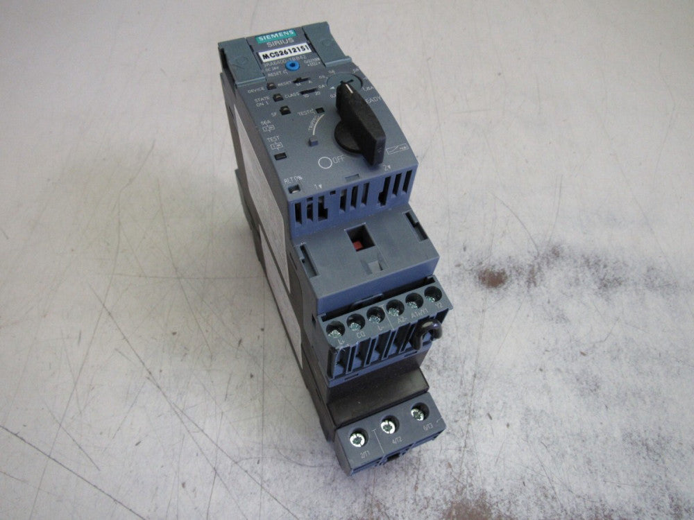 SIEMENS SIRIUS 3RA6400-1BB42 MANUAL MOTOR CONTROLLER 600V 0.32-1.25A NICE USED
