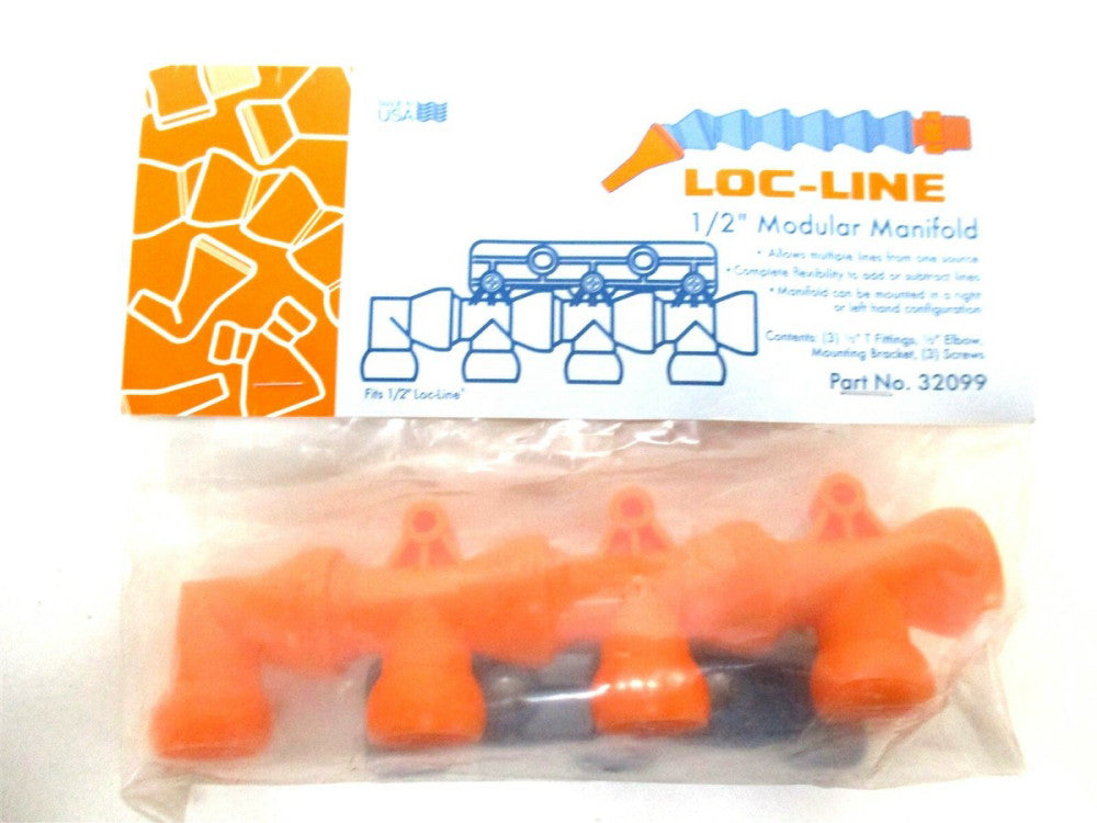 Loc-Line (32099) 1/2 Hose Inside Dia Acetal Copolymer Modular Manifold