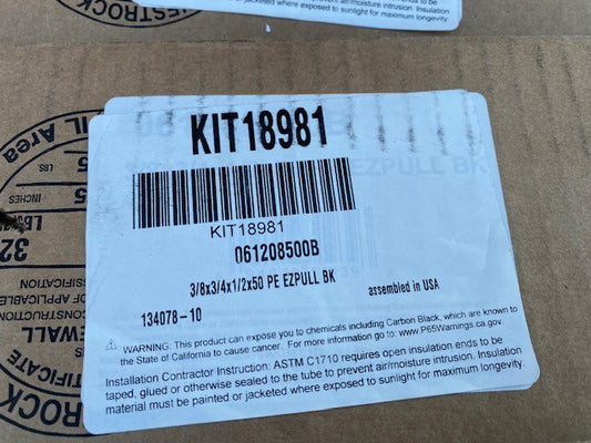 3/8" x 3/4" x 50' Insulated Air Conditioner Copper Refrigeration Line Set