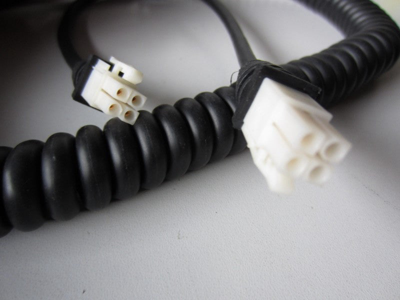 Coiled Cable 16 & 22 gauge 4-Wire SS922-0002 Global Interconnect 41" to 12' 6"