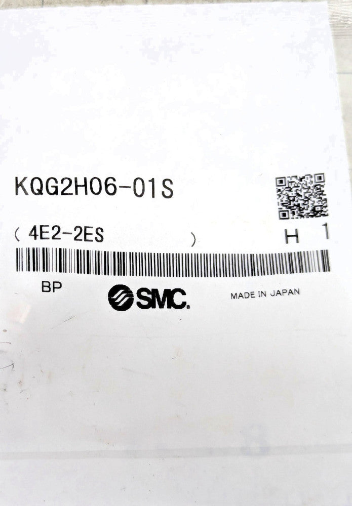 SMC® KQG2H06-01S Male Connector With Sealant, Connector, 6 mm x R1/8, Tube x R(P