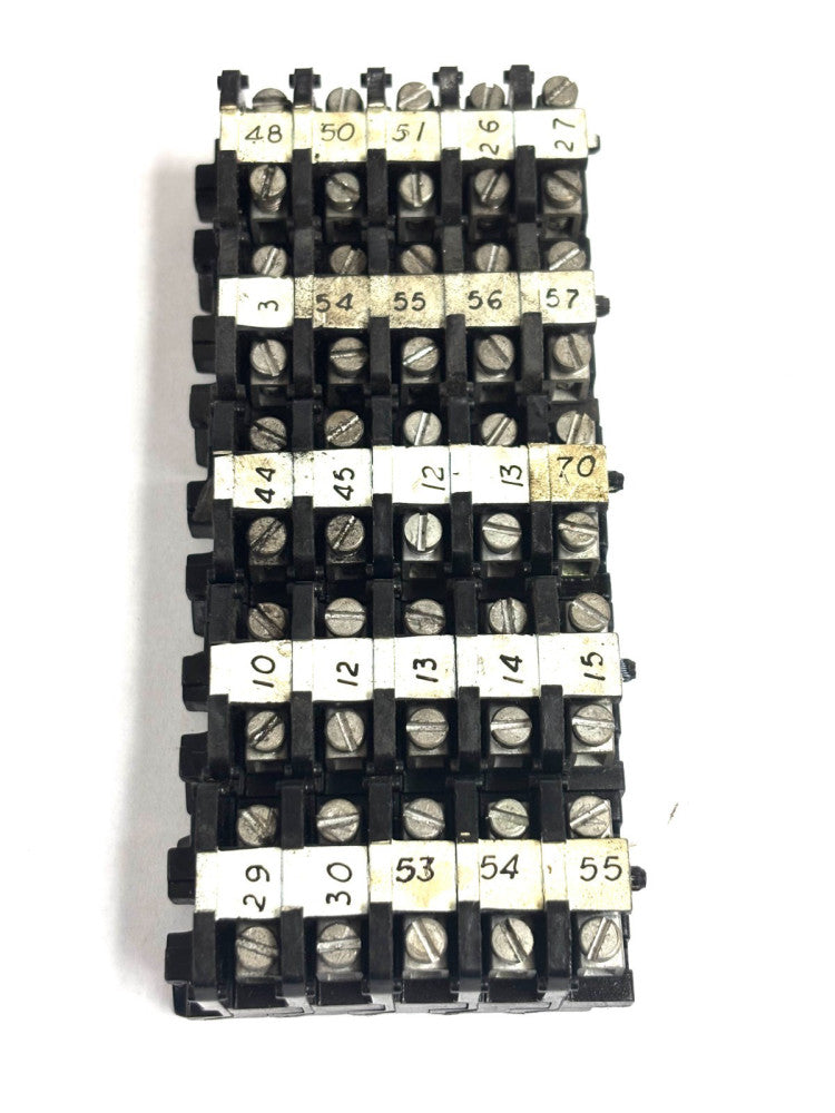 BUCHANAN 10 POSITION TERMINAL BLOCK -LOT OF 5-