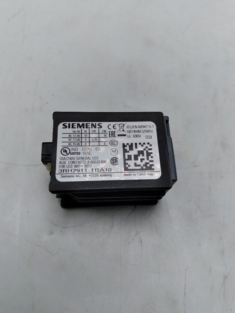 NEW  3RH2911-1BA10 Contact Block Switch 