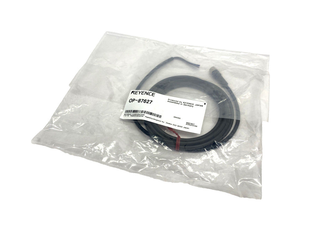 Keyence OP-87627 Connector Cable M8 3-Pin Female Straight 2m Standard