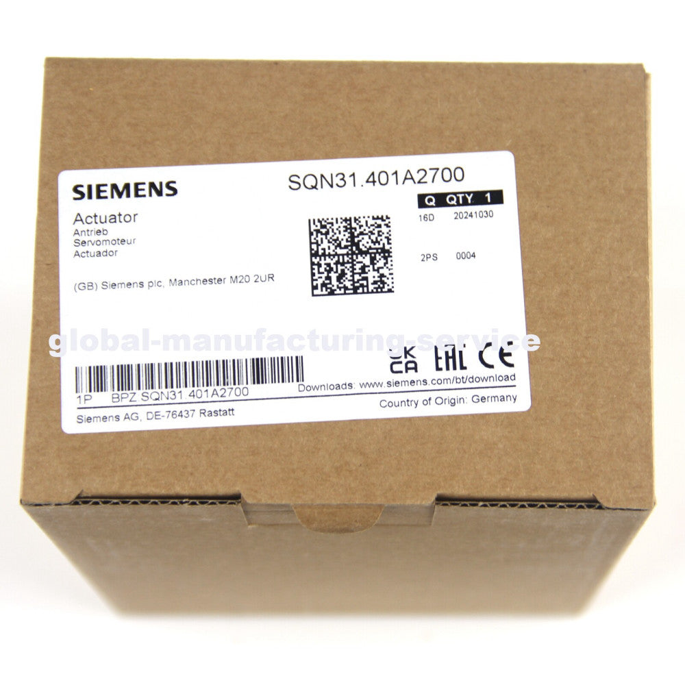 One Brand New SIEMENS SQN31.401A2700 Servo Motor Damper Actuators