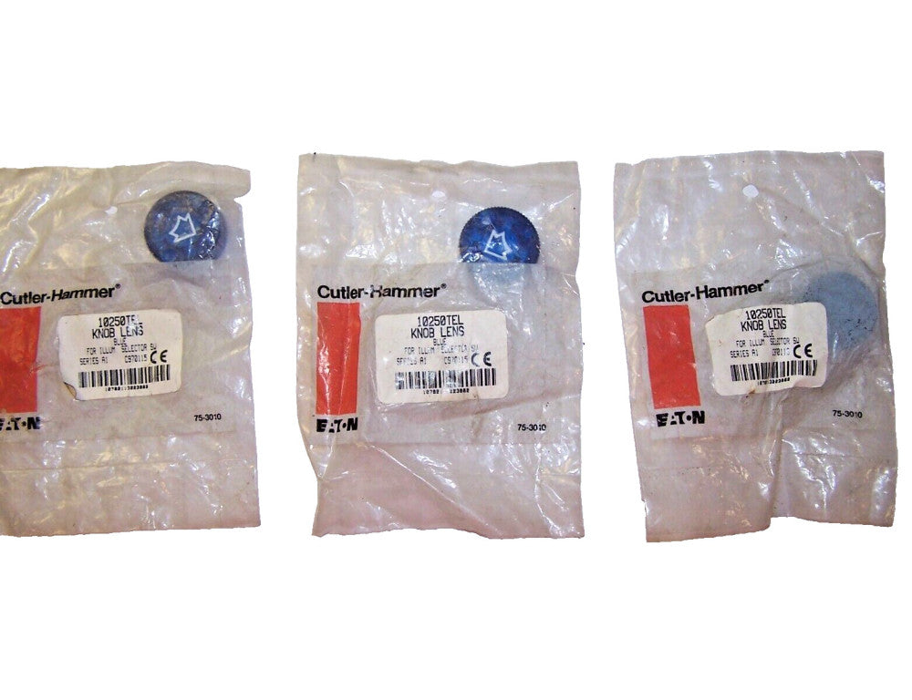 3) NEW CUTLER HAMMER BLUE LENS  10250TEL  LOT OF 3