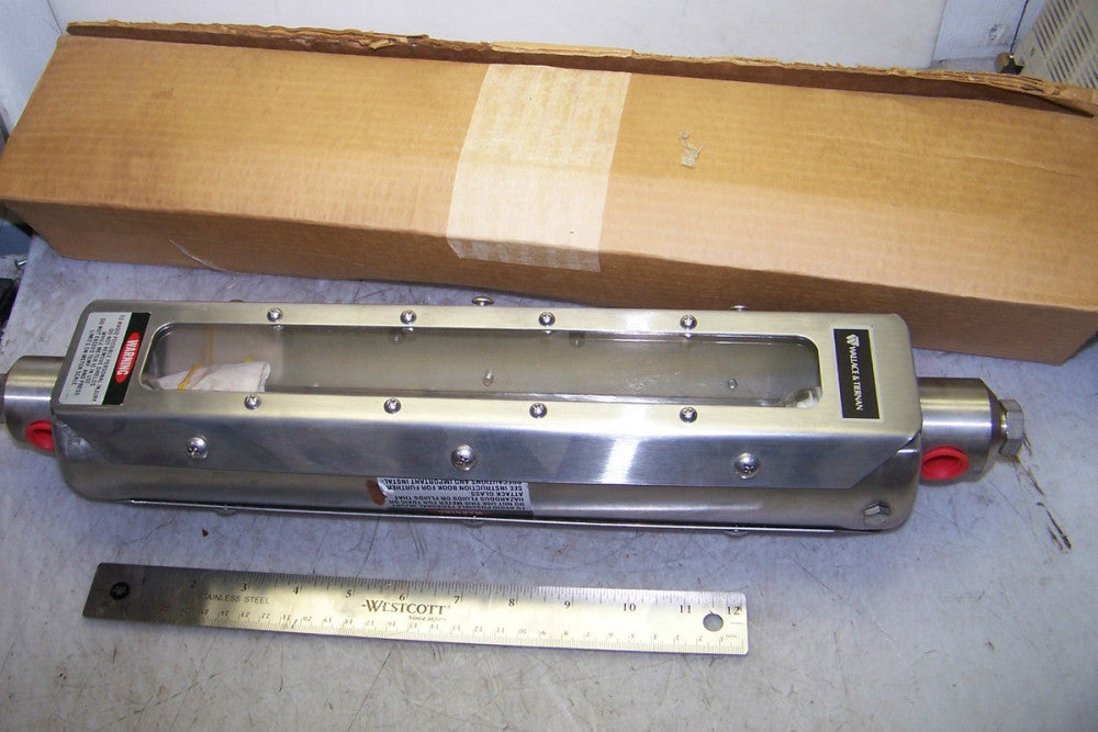 NEW WALLACE & TIERNAN STAINLESS STEEL FLOW METER  5210012306XXHA202SX