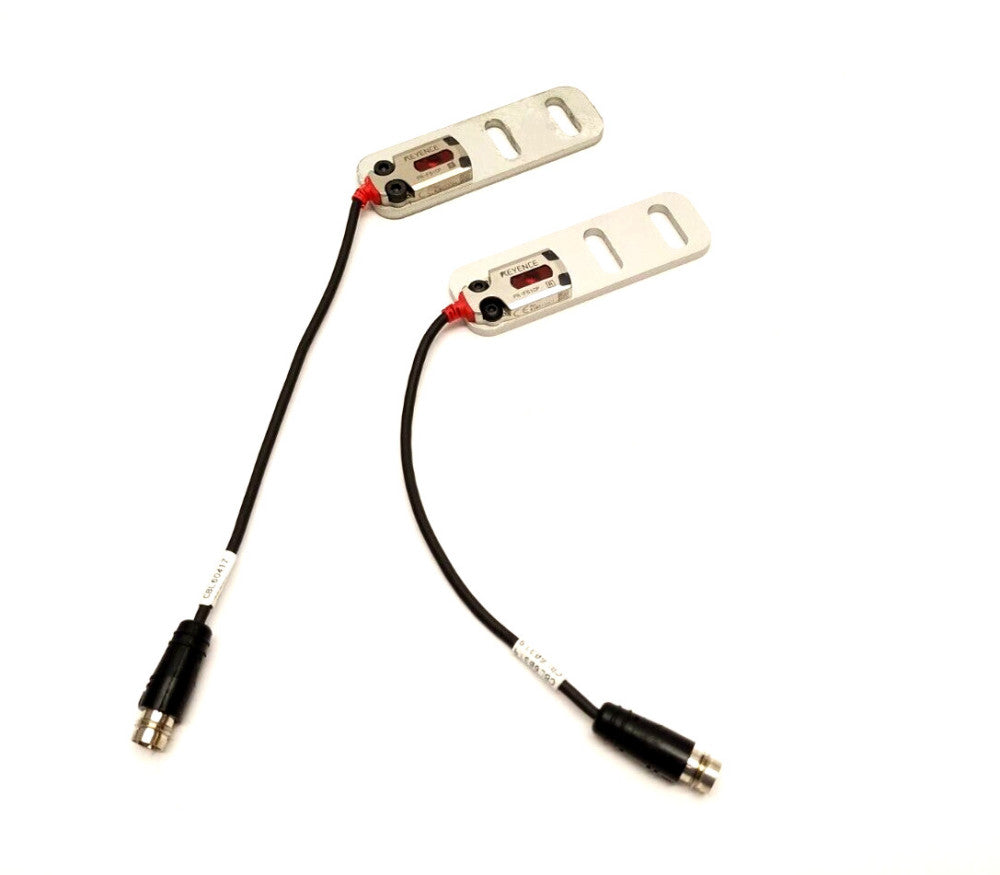 Keyence PR-F51CP Flat Transmissive Thrubeam Photoelectric Sensor M8 4-Pin 0.6m