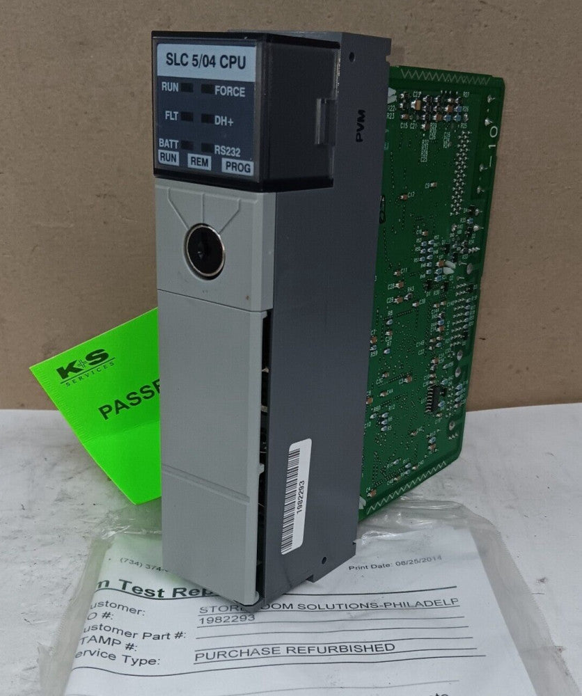 REFURBISHED ALLEN BRADLEY 1747-L542 SLC 5/04 CPU MODULE