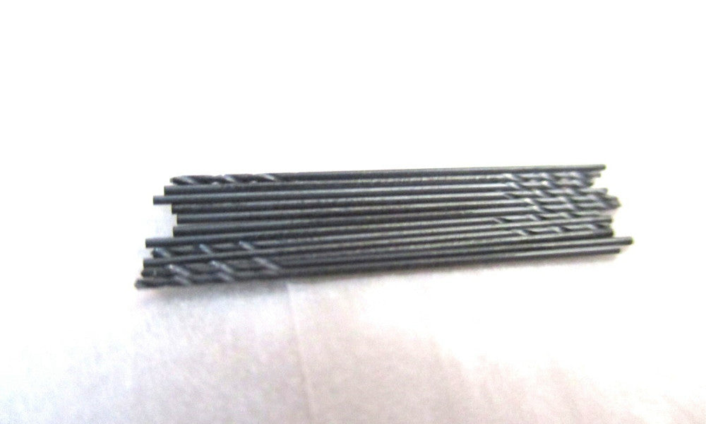 NEW 1/64" x 1/64" x 3/16" x 3/4" 118° RH HSS Jobber Drill - Lot of 12