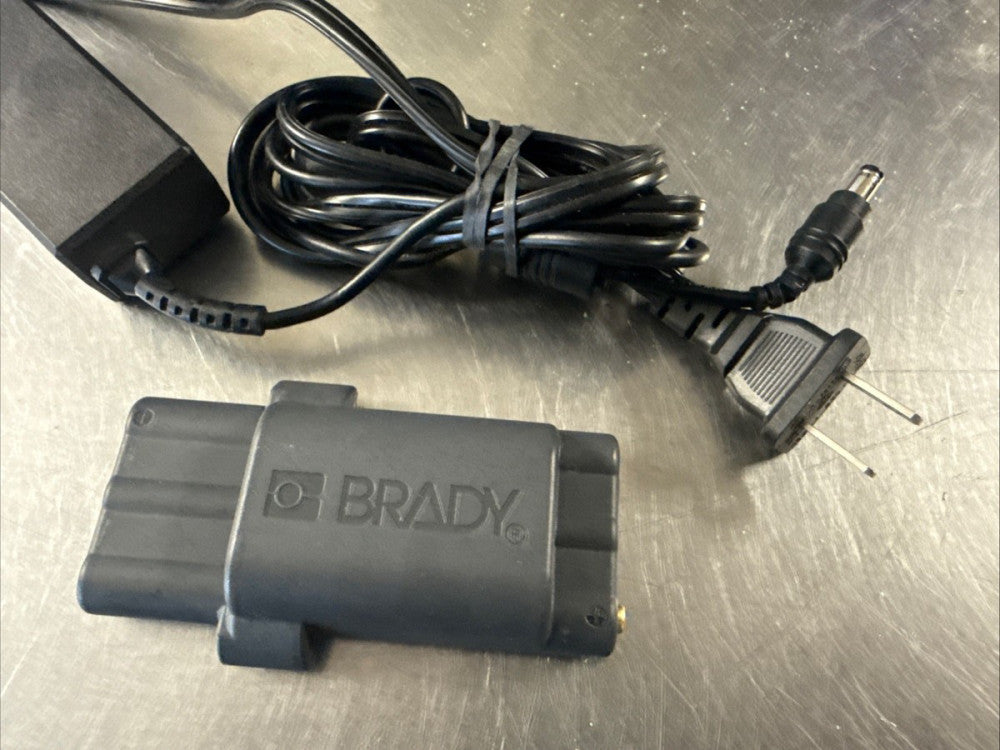 Genuine OEM Brady BMP21-PLUS-BATT 7.4V Li-Ion Battery & AC Adapter Charger Combo