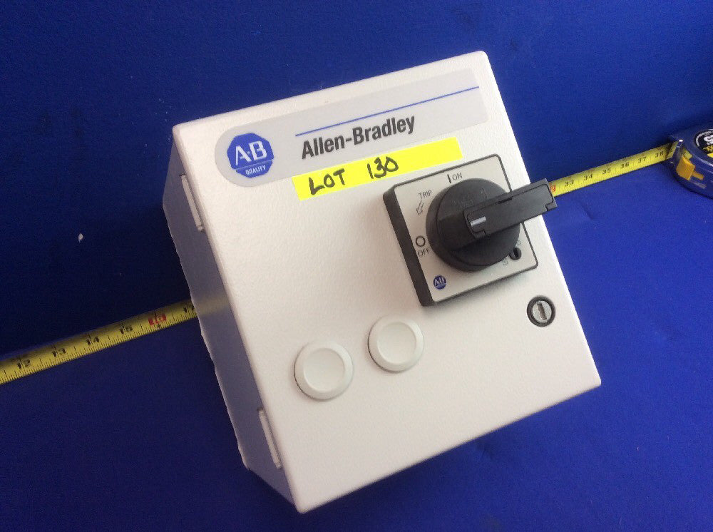 ALLEN BRADLEY 140M-F-DC10X MANUAL COMBINATION STARTER