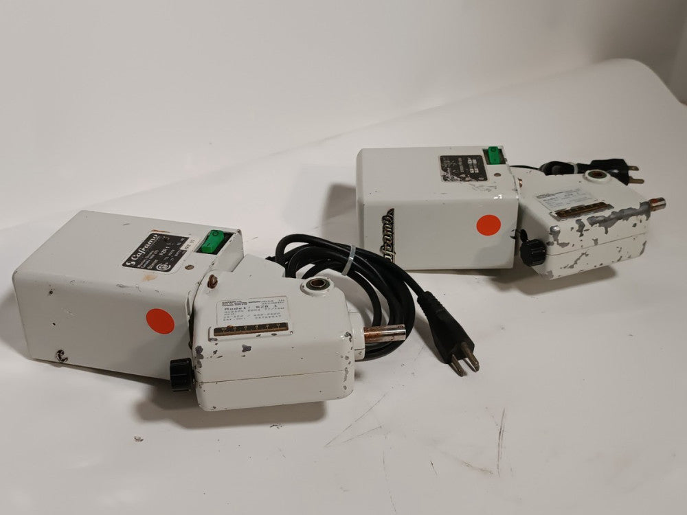 Lot of 2: Caframo RZR-1 Laboratory Stirrers, 115V, 77Watts, 60Hz *For Parts*