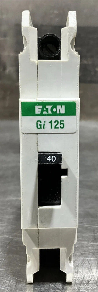 GI1040 Cutler Hammer Gi125 1 Pole 40 Amp 240V Molded Case Breaker Nos Surplus