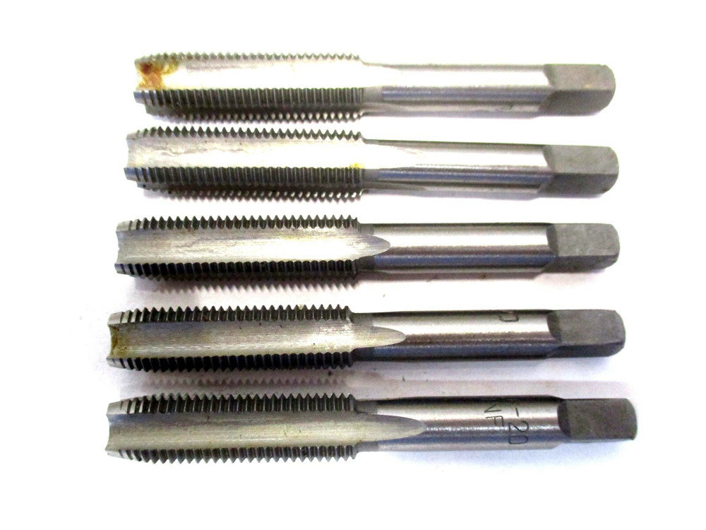 Made in USA (93101791482) 7/16-20 x 3-1/8 4-Flute RH Plug Hand Tap - 5 QTY