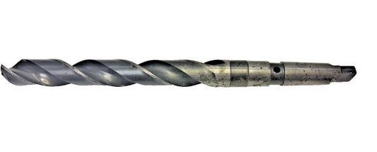 #3 MORSE TAPER SHANK DRILL BIT, SPIRAL 2 FLUTE, OAL 12-3/4"