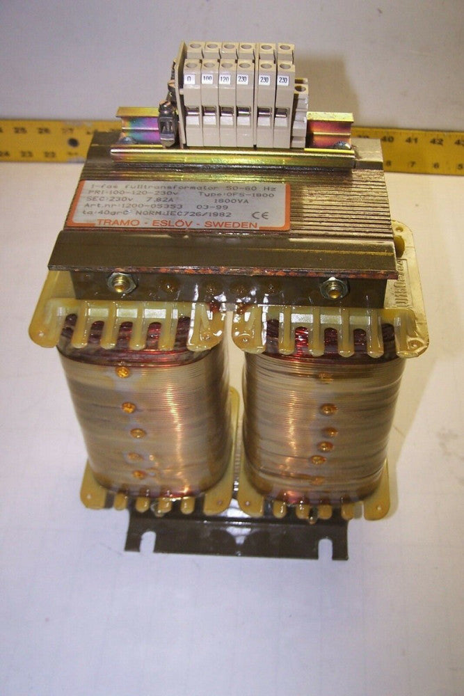 TRAMO 1200-05353 1800 VA TRANSFORMER 0FS-1800 SINGLE PHASE