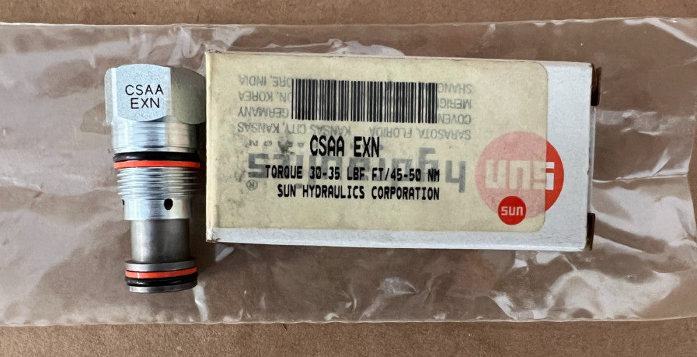 SUN HYDRAULICS, CSAA EXN, SHUTTLE VALVE CARTRIDGE, NEW IN BOX! MAKE OFFER!
