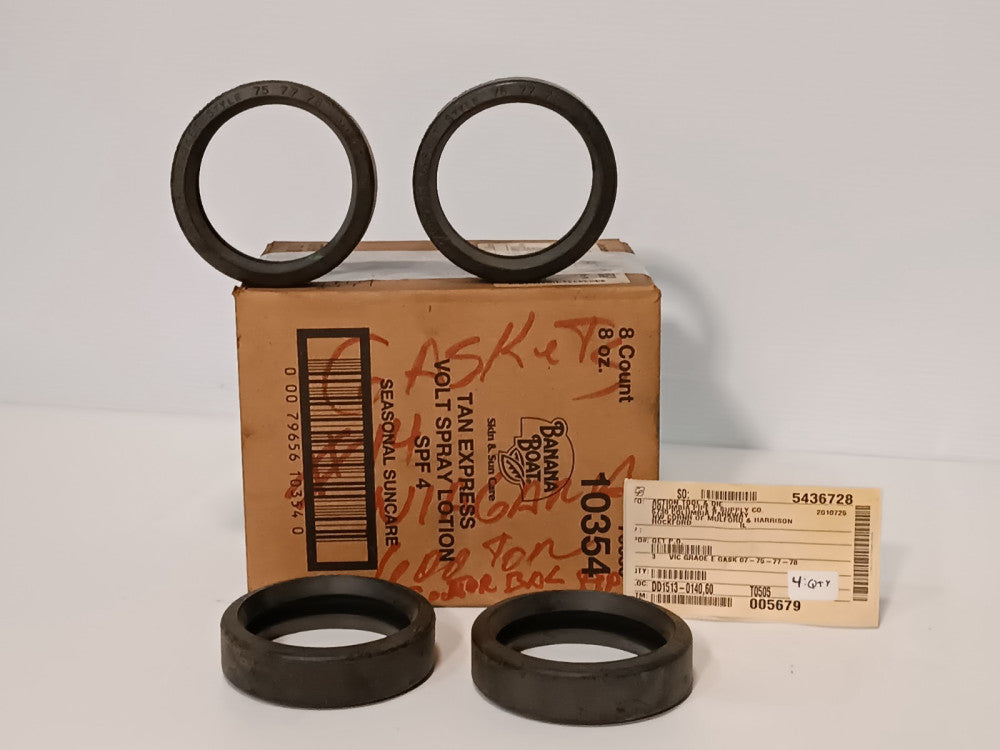 Lot of 4: Victaulic Style 75-77-78 Heavy Duty Grade E Gasket Fasteners 3"/88,9mm