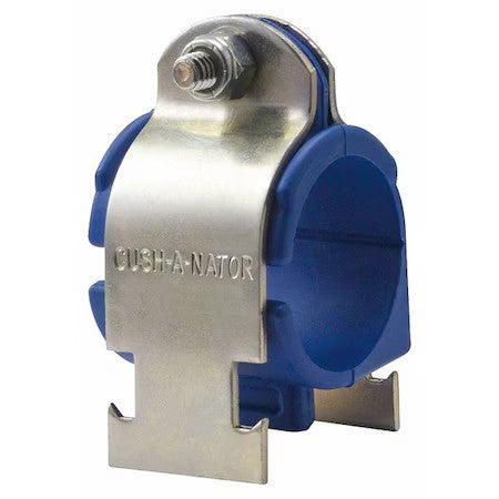 Cush-A-Nator Ht10 Cushioned Clamp,Ht,5/8 In. Tube,Steel