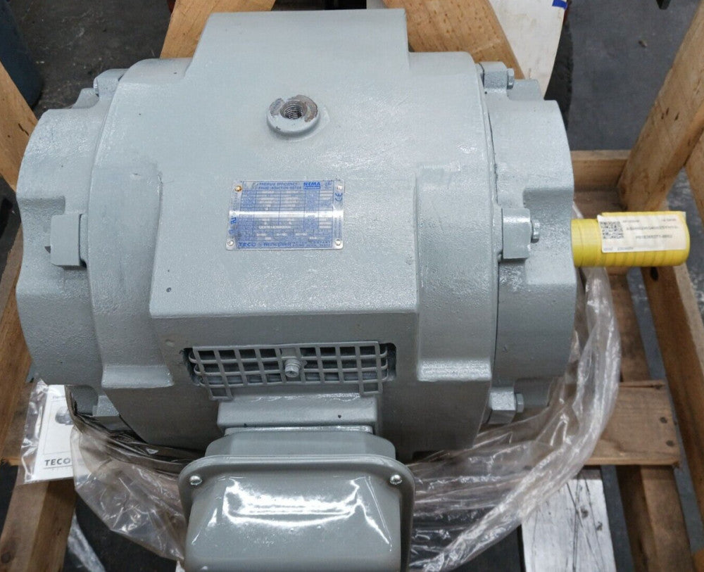 NEW TECO 25 HP AC INVERTER ELECTRIC MOTOR ASHHUW 284T 230/460 VAC 1765 RPM ODP