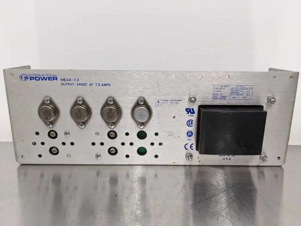 International Power IHE24-7.2 Power Supply 100/120/220/230/240VAC 4/2A 24VDC