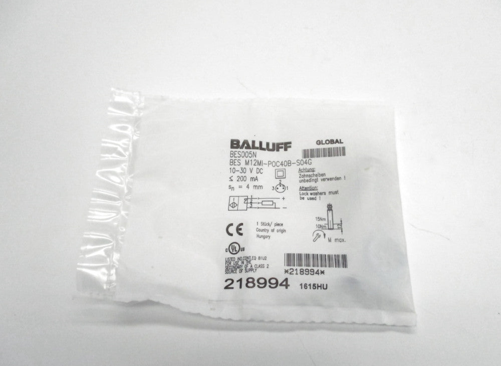 BALLUFF BESM12MI-POC40B-S04G BES005N NSMP