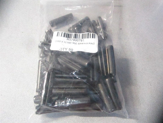 (R57900791) 8mm x 32mm1070-1080 Steel Slotted Spring Pin - Pack of 50 