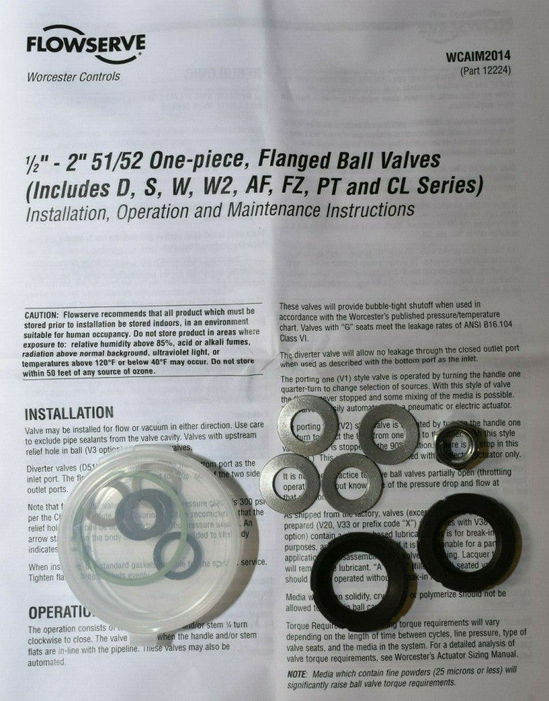 FLOWSERVE RK51 PM VALVE REPAIR KIT RK51PM 