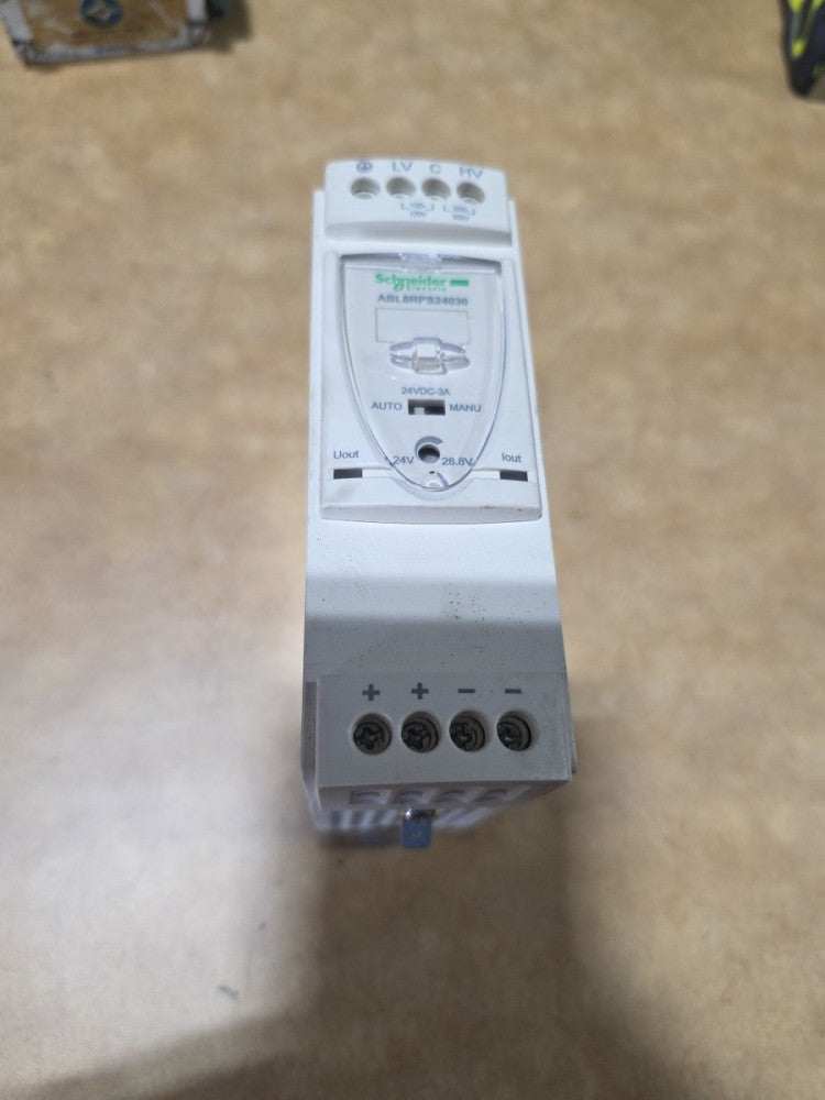 Schneider ABL8 RPS24030 Power Supply 500Vac Input 24Vdc 5A Output DIN Rail