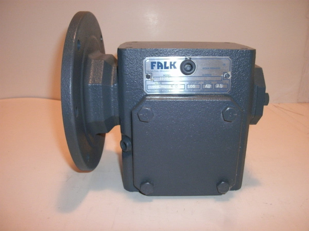 FALK 5WBM2A WORM GEAR REDUCER 7.5:1 RATIO SHAFT 0.875 1.66 INPUT HP NEW NO BOX