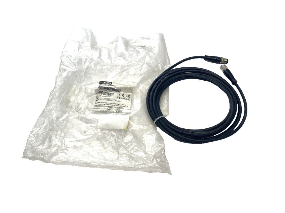 Siemens 6GT2891-4FH50 SIMATIC RF Plug-In MV Cable M12/M to M12/F, 5m Length