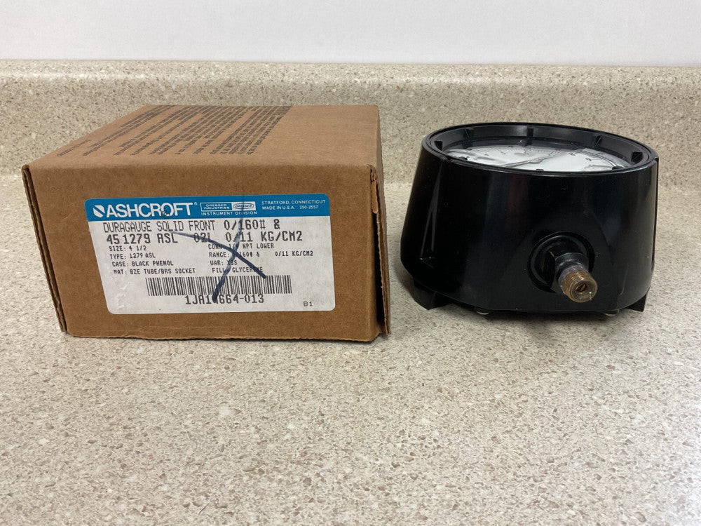 Ashcroft 1JA14664-013 Size 4 1/2, 1/4NPT NEW