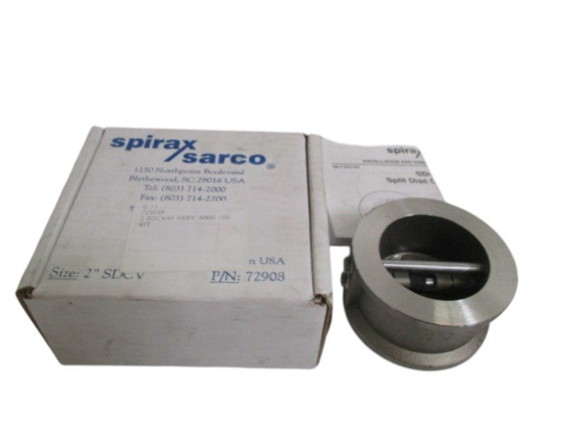 SPIRAX SARCO 72908 SDCV44 SPLIT DISC CHECK VALVE 2" NSMP