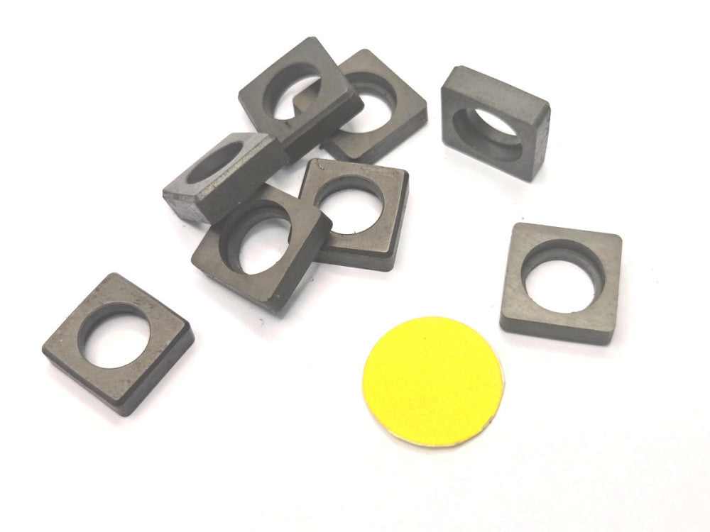 SHIM INDEXABLE*1/2" INSCRIBED CIRCLE*SQUARE*NEGATIVE RAKE***LOT OF 8