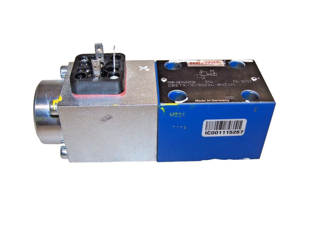 REXROTH DBETX-10/50G24-8NZ4M PILOT SOLENOID VALVE 24 VDC 081140236 