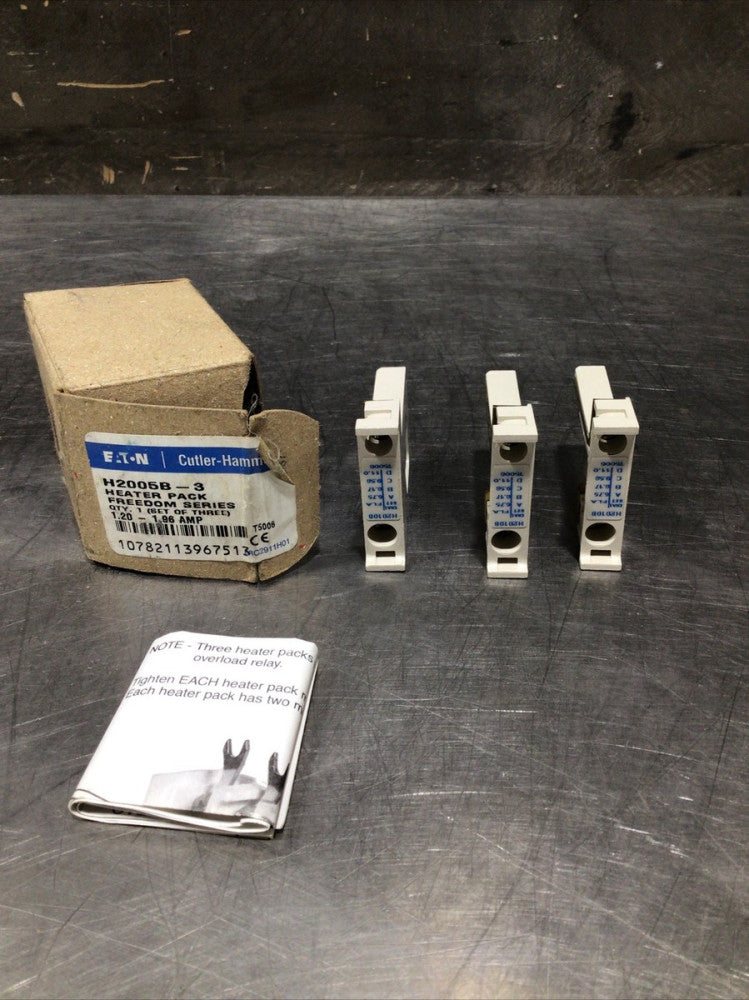 New Eaton Cutler-Hammer H2009B-3 Freedom Series Heater Pack Set 4.55-7.40A