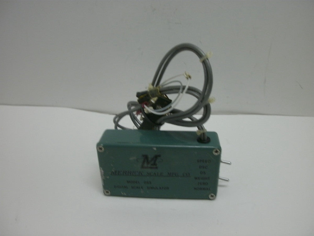 MERRICK SCALE MFG. MODEL DSS DIGITAL SCALE SIMULATOR SPEED DSC DS WEIGHT ZERO