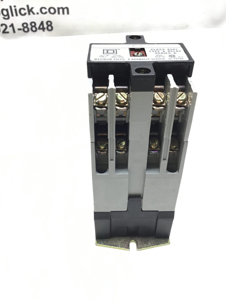 Square D 8501 - 9451 Industrial Control Relay Series A Type X X0 60 