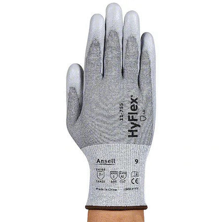 Ansell 11-755Vp Cut Resistant Gloves, Cut Level A5 ,Polyurethane ,Sandy ,M 1 Pr