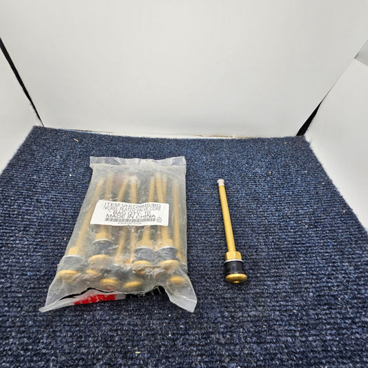 (10 PIECES) Quik Air VHI728MS/BG Nickel Plated Valve Cores