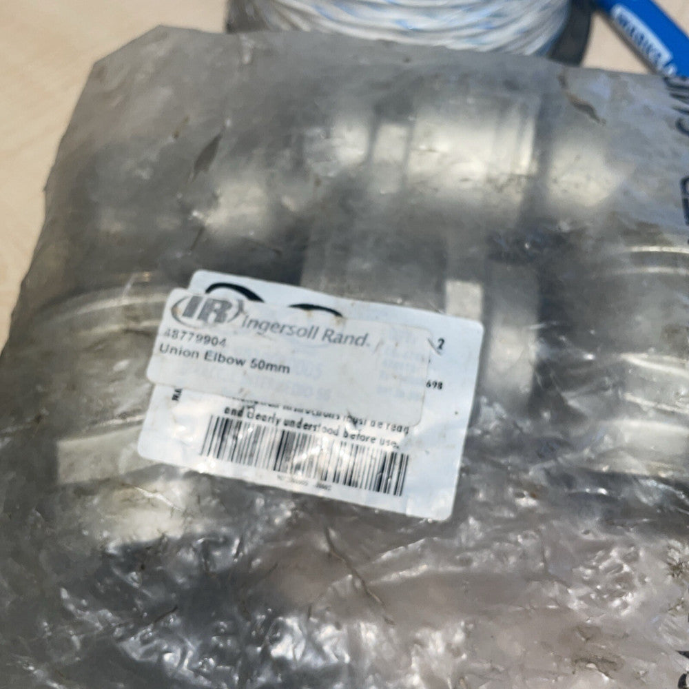 (2) NEW Ingersoll Rand 48779904 UNION 90DEG 50MM