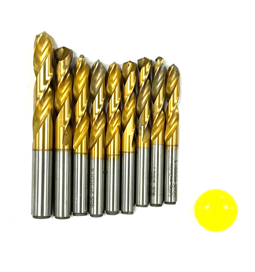 ASSORTMENT OF YG-1 DRILL BITS CUT SIZE E F G H K M N O W LOT OF 9