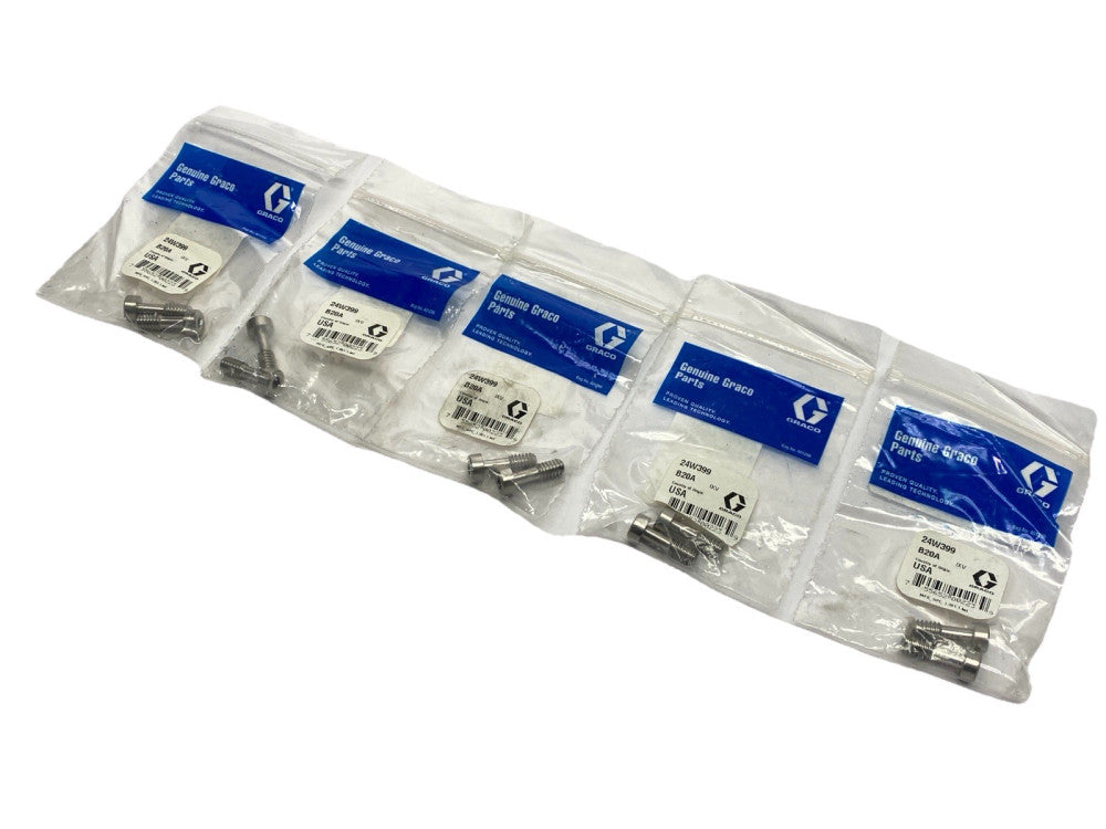 Graco 24W399 Modified Screw 1/4-20 2-Pack LOT OF 5